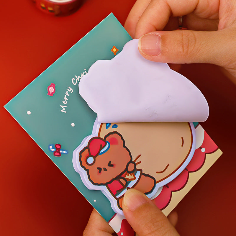 Wholesale Paper Cartoon Christmas Post-it Notes Message Memo Note Paper